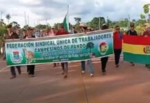 Marcha de Pando cumple 5 días: Campesinos e indígenas se dirigen a La Paz en rechazo a la Ley 157