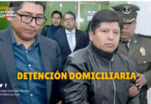 Jueces dictan detención domiciliaria para Huarachi en el caso “Coimas Millonarias”