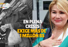 Ante la asfixiante crisis económica, Jeanine Áñez exige al Estado un pago retroactivo de más de Bs 1 millón por su renta vitalicia
